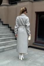 Демисезонное пальто Mila Nova ПВ-384 серый — изображение 4