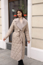 Зимнее пальто Mila Nova ПВ-385 бежевый — изображение 3