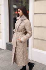 Зимнее пальто Mila Nova ПВ-385 бежевый — изображение 4