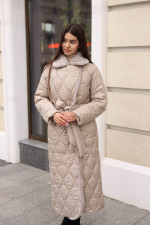 Зимнее пальто Mila Nova ПВ-385 бежевый — изображение 7