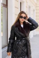 Зимнее пальто Mila Nova ПВ-388 черный — изображение 5