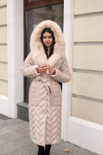 Зимнее пальто Mila Nova ПВ-389 бежевый