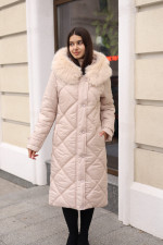 Зимнее пальто Mila Nova ПВ-391 бежевый