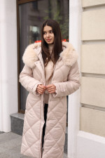 Зимнее пальто Mila Nova ПВ-391 бежевый — изображение 6