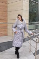 Зимнее пальто Mila Nova ПВ-391 серый