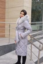 Зимнее пальто Mila Nova ПВ-391 серый — изображение 3