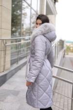 Зимнее пальто Mila Nova ПВ-391 серый — изображение 4