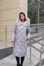 Зимнее пальто Mila Nova ПВ-391 серый — изображение 6