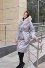 Зимнее пальто Mila Nova ПВ-391 серый — изображение 7