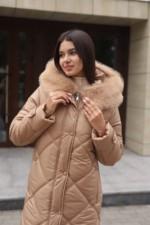 Зимнее пальто Mila Nova ПВ-391 кемел — изображение 4