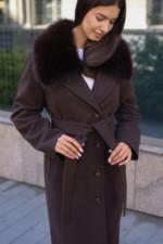 Зимнее пальто Mila Nova ПВ-392 шоколад — изображение 4