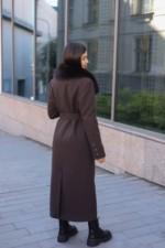 Зимнее пальто Mila Nova ПВ-392 шоколад — изображение 5