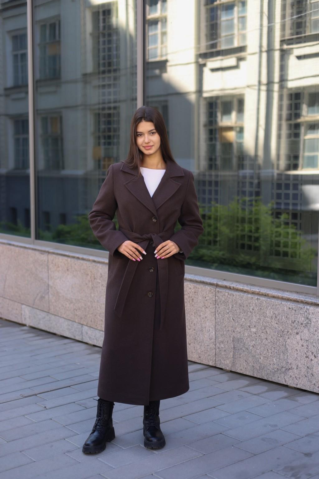 Зимнее пальто Mila Nova ПВ-392 шоколад — изображение 7