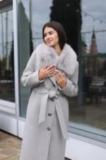 Зимнее пальто Mila Nova ПВ-392 серый — изображение 3