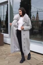 Зимнее пальто Mila Nova ПВ-392 серый — изображение 6