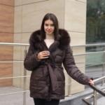 Зимняя куртка Mila Nova К-374 шоколадный