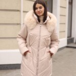 Зимняя куртка Mila Nova К-375 бежевый