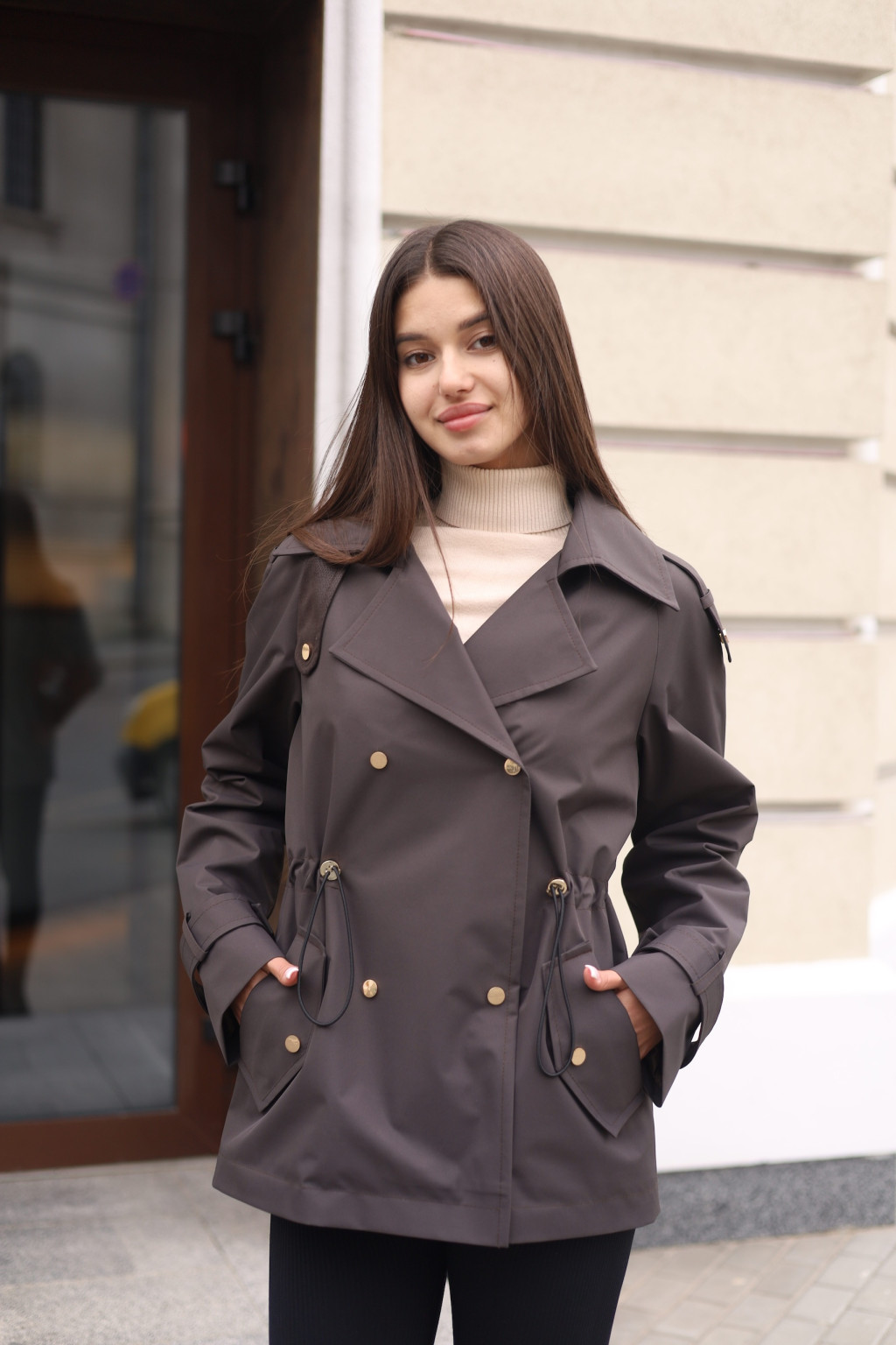 Жакет Mila Nova Q-106 темно- шоколадный — изображение 1