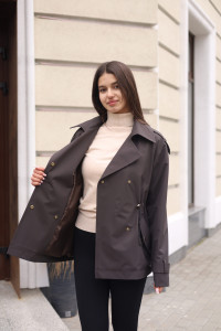 Жакет Mila Nova Q-106 темно- шоколадный — изображение 6