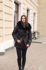 Зимняя куртка Mila Nova К-374 черный