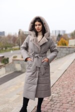 Зимнее пальто Mila Nova ПВ-331 капучино