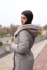 Зимнее пальто Mila Nova ПВ-331 капучино — изображение 4