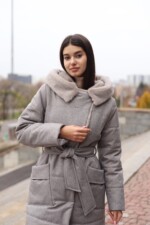 Зимнее пальто Mila Nova ПВ-331 капучино — изображение 5