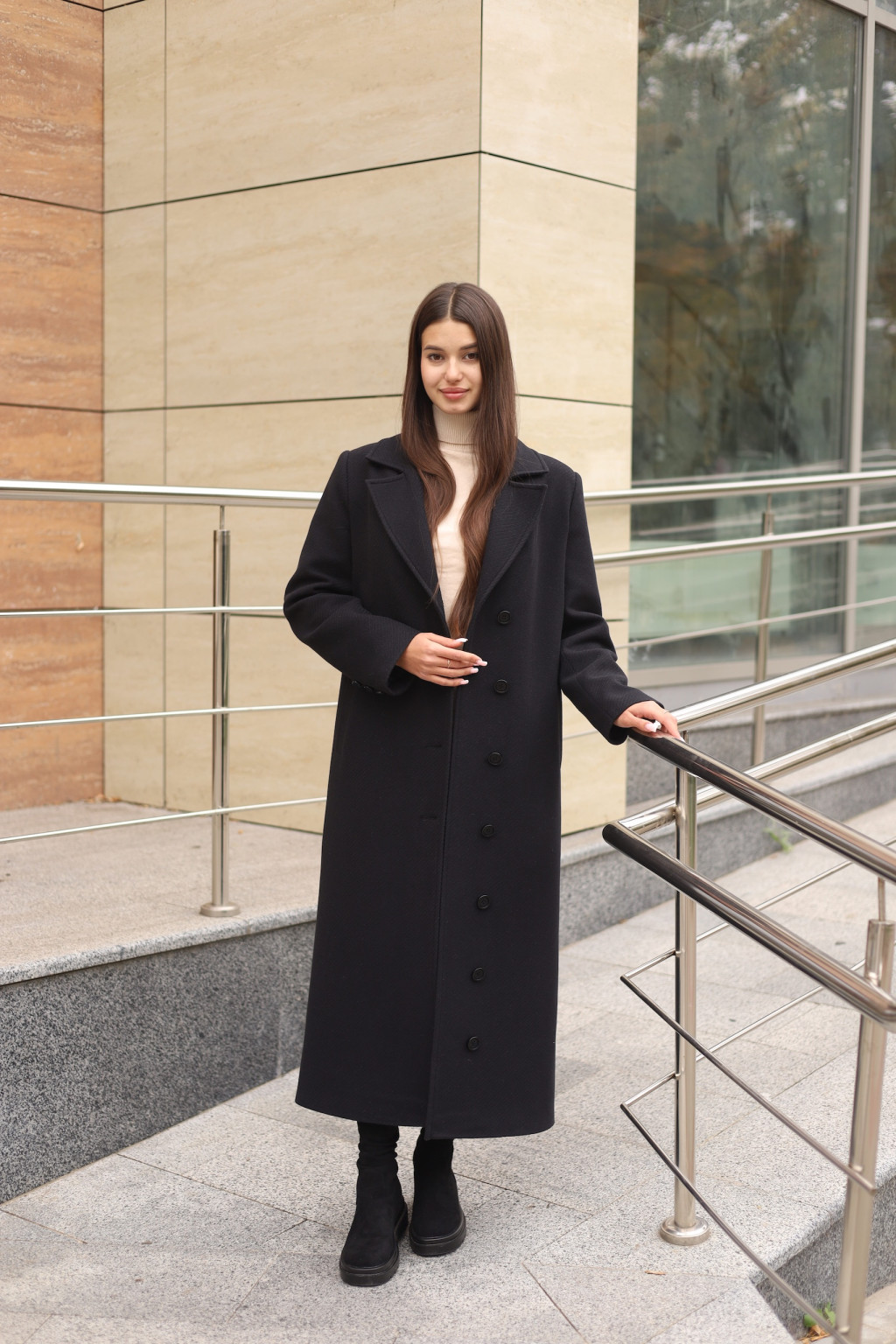 Зимнее пальто Mila Nova ПВ-392 черный — изображение 2