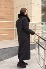 Зимнее пальто Mila Nova ПВ-392 черный — изображение 6