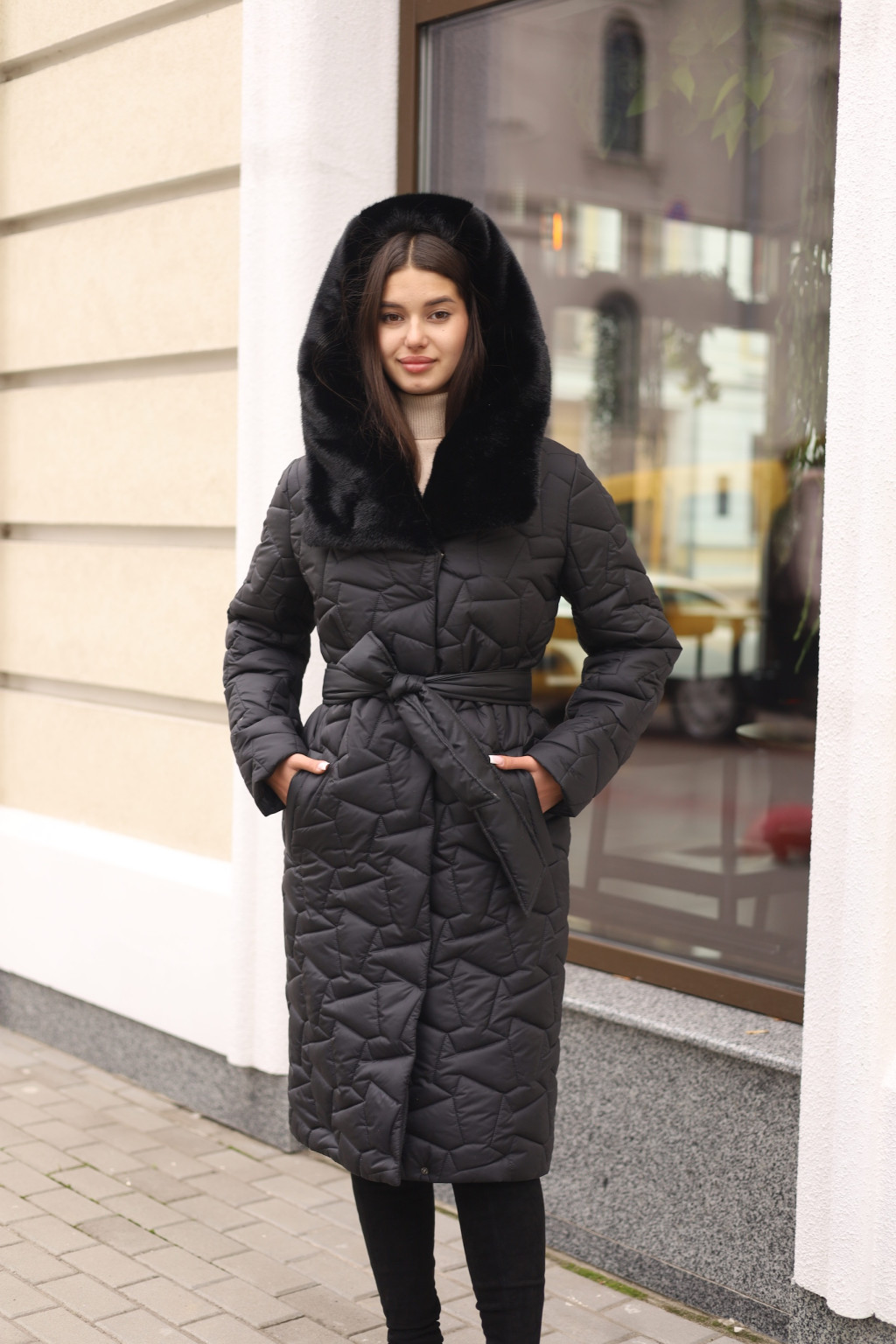 Зимнее пальто Mila Nova ПВ-395 черный — изображение 1