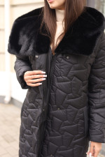 Зимнее пальто Mila Nova ПВ-395 черный — изображение 5