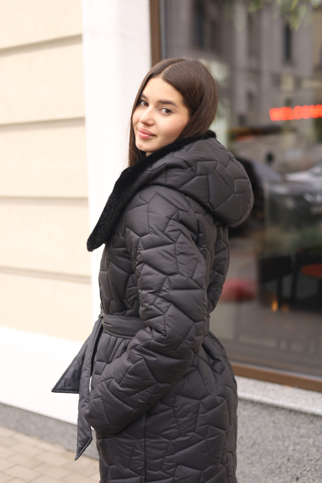 Зимнее пальто Mila Nova ПВ-395 черный — изображение 6