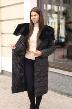 Зимнее пальто Mila Nova ПВ-395 черный — изображение 7