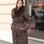 Зимнее пальто Mila Nova ПВ-395 шоколад