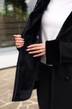 Зимняя дубленка Mila Nova Д-238ех черный — изображение 6