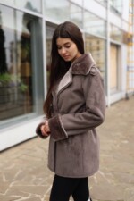 Зимняя дубленка Mila Nova Д-238ех капучино — изображение 2