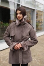 Зимняя дубленка Mila Nova Д-238ех капучино — изображение 3