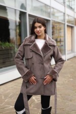 Зимняя дубленка Mila Nova Д-238ех капучино — изображение 5