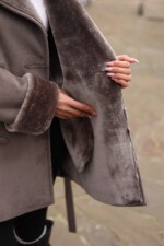 Зимняя дубленка Mila Nova Д-238ех капучино — изображение 7