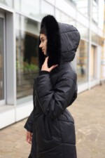 Зимняя куртка Mila Nova К-375 черный — изображение 5