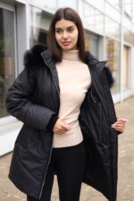 Зимняя куртка Mila Nova К-375 черный — изображение 6