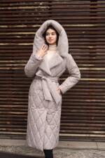 Зимнее пальто Mila Nova ПВ-358 бежевый