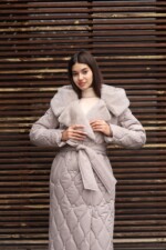 Зимнее пальто Mila Nova ПВ-358 бежевый — изображение 4