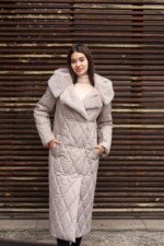 Зимнее пальто Mila Nova ПВ-358 бежевый — изображение 5
