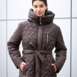 Демисезонная куртка Mila Nova К-320 шоколад