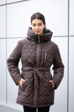 Демисезонная куртка Mila Nova К-320 шоколад