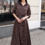 Летнее платье Mila Nova Ф-280 шоколад