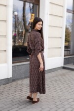 Летнее платье Mila Nova Ф-280 шоколад — изображение 4