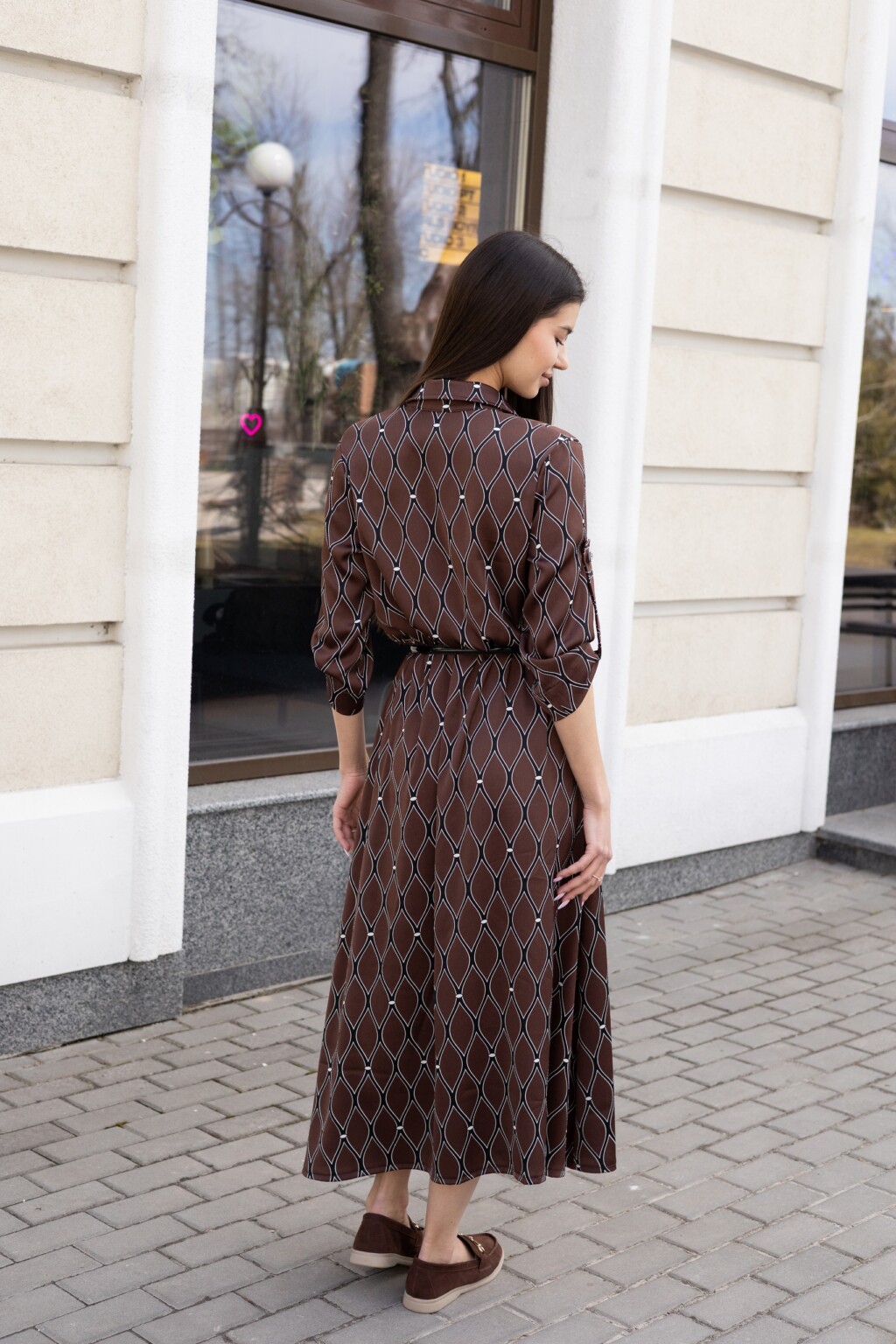 Летнее платье Mila Nova Ф-280 шоколад — изображение 5