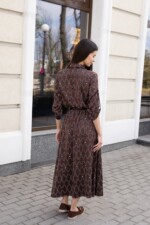 Летнее платье Mila Nova Ф-280 шоколад — изображение 5